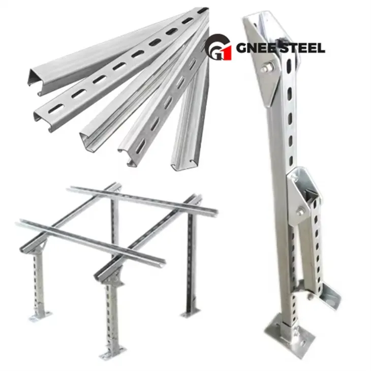 سی قسم اسٹیل گراؤنڈ فوٹوولٹک بریکٹ