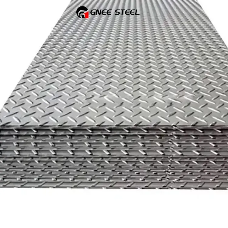 گرم ڈپڈ جستی ہلکے اسٹیل چیکرڈ فلور پلیٹ