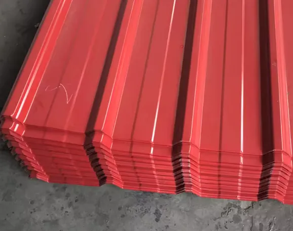 چھت کی ٹائلیں دھاتی PPGI نالیدار زنک چھت سازی کی شیٹ